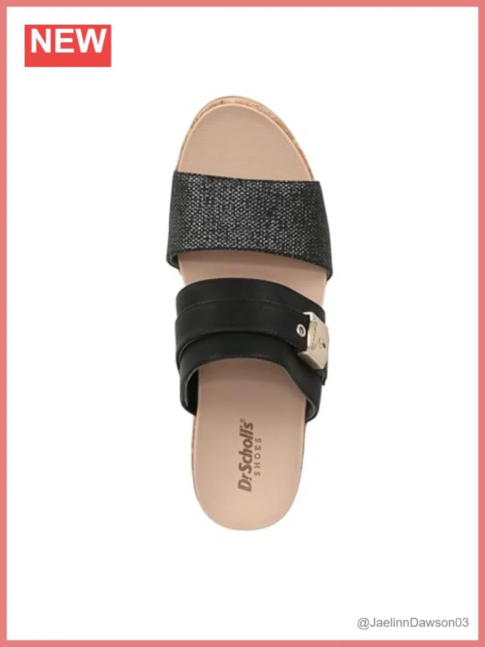 Dr. Scholl's Cali Vibe Wedge Sandals Women's Slip On Ankle Strap Faux Leather